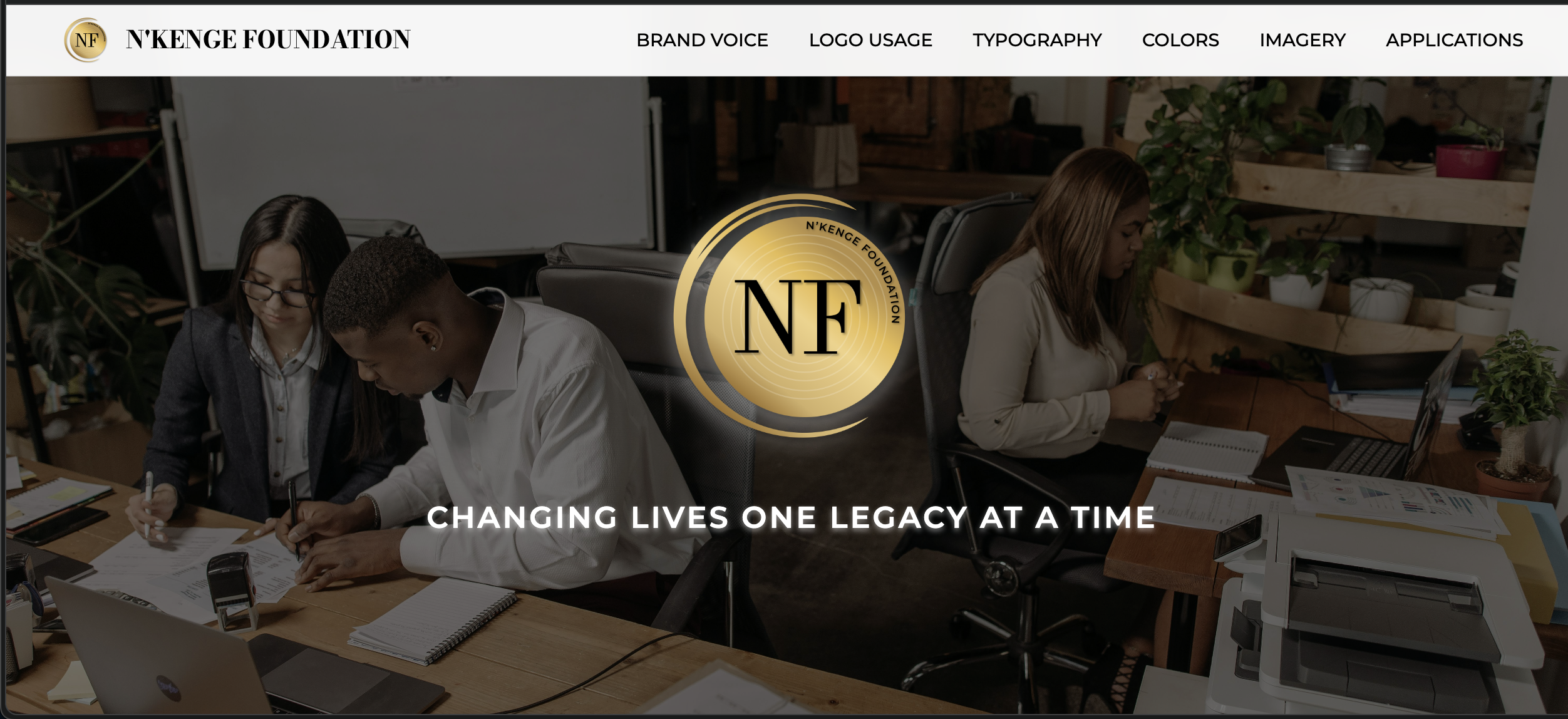 N'Kenge Foundation Brand Identity System